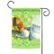 Toland Home Garden Green and White Tee Off Outdoor Garden Flag 18" x 12.5"